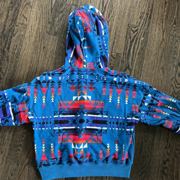 Pendleton Aqua Colab Printed Exclusive Hoodie size small - Picture 4 of 4